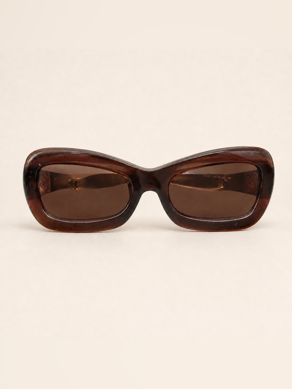 Loewe Oxblood/Brown Sunglasses with Brown Lenses